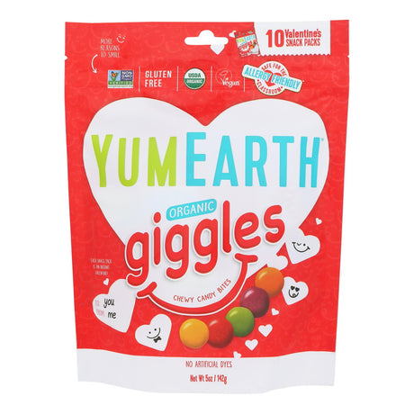 YumEarth Candy V-Tines Giggle - 5 oz Pack of 18 - Cozy Farm 