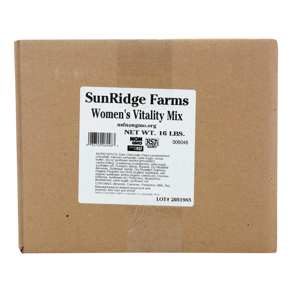 Sunridge Farms Women's Vitality Mix - Case Of 16 Lbs. - Cozy Farm 