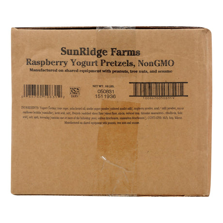 Sunridge Farms Raspberry Yogurt Pretzel Bites - 10lb Bulk - Cozy Farm 