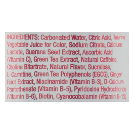 Aspire Healthy Energy Sparkling Raspberry Acai, 12-Pack 12 Oz Cans - Cozy Farm 