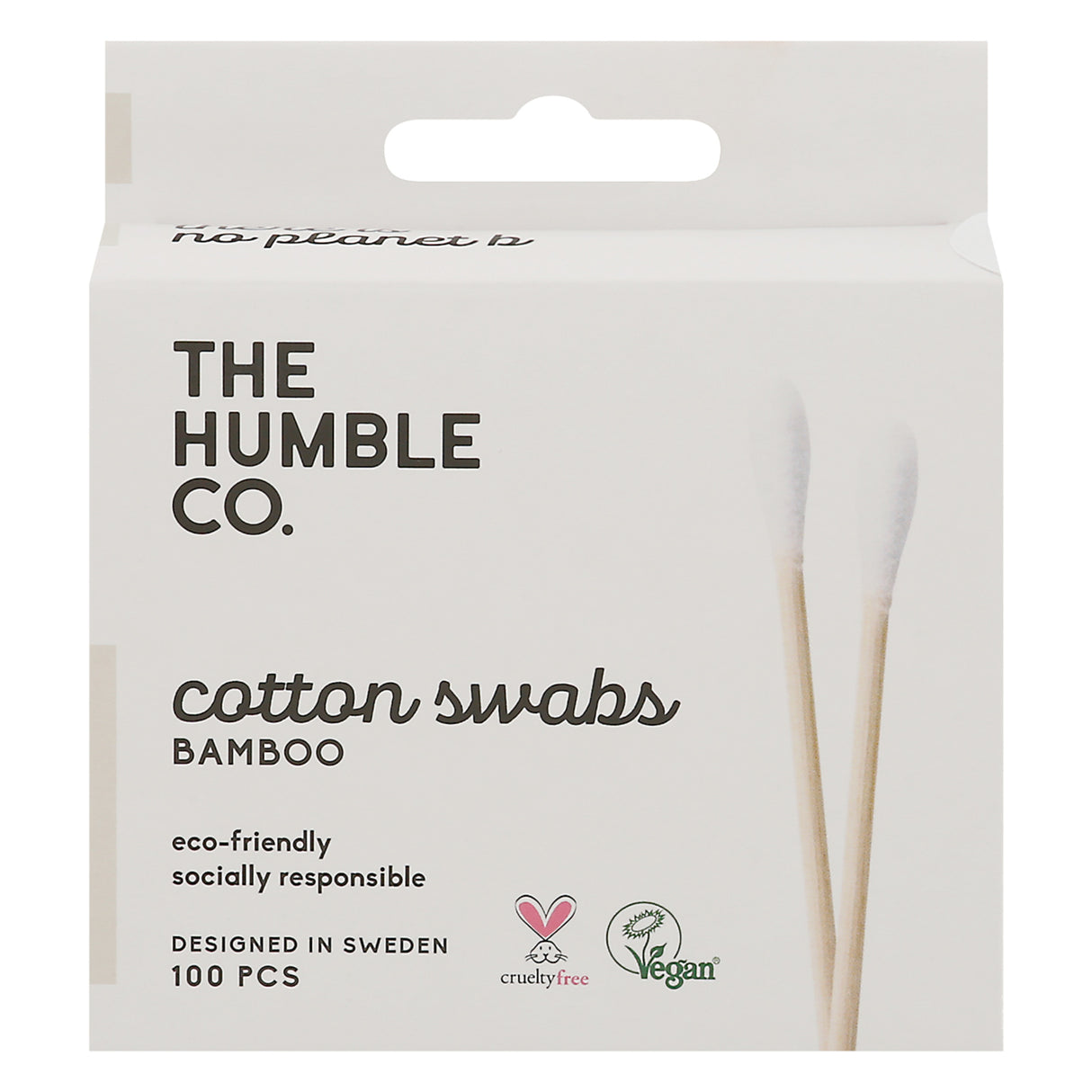 Humble Co Bamboo Cotton Swabs | Case of 10 Packs | 1000 Total Cotton Swabs - Cozy Farm 