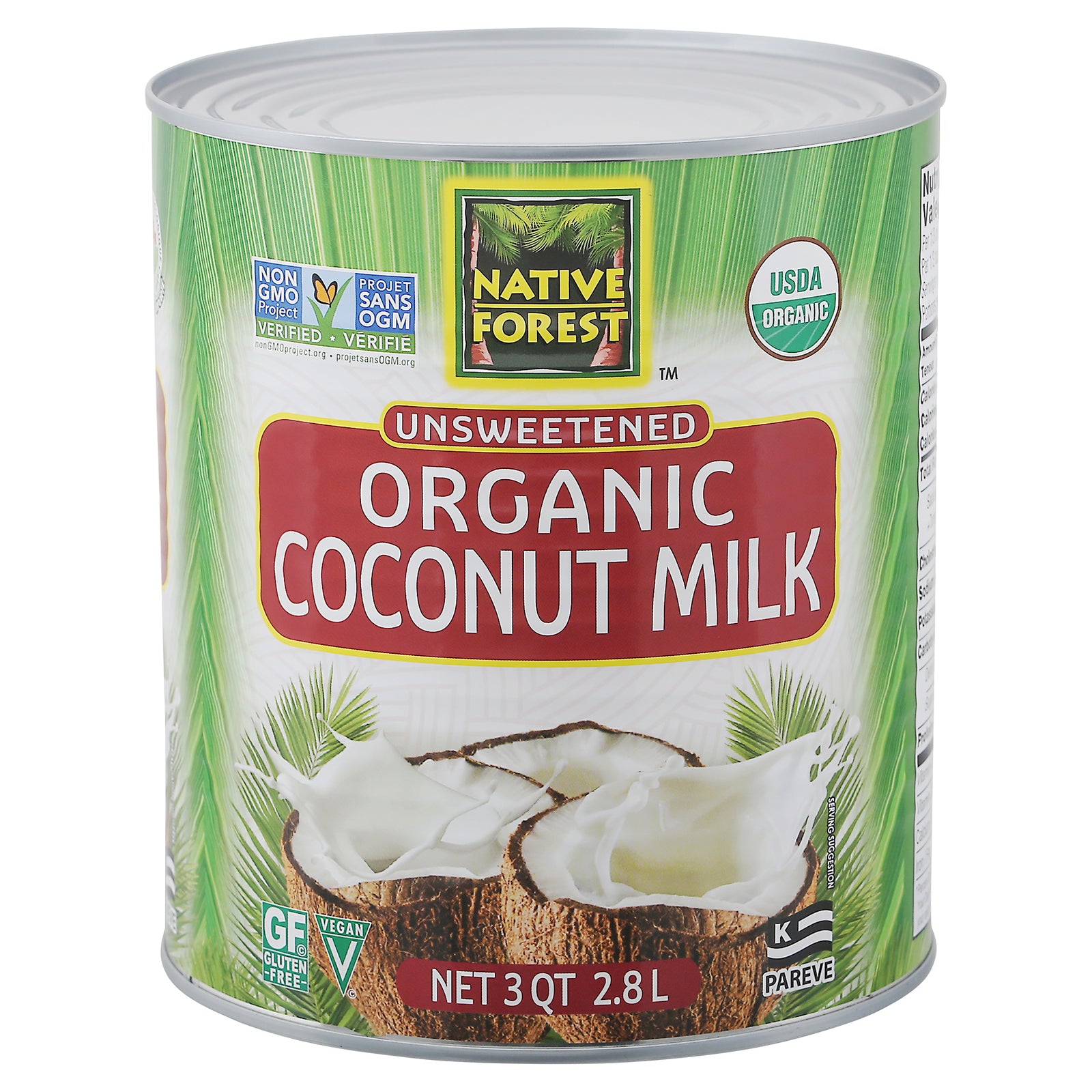 NOW Foods, leche de coco orgánica en polvo, sin lácteos/vegano, solo agrega  agua, 12 onzas