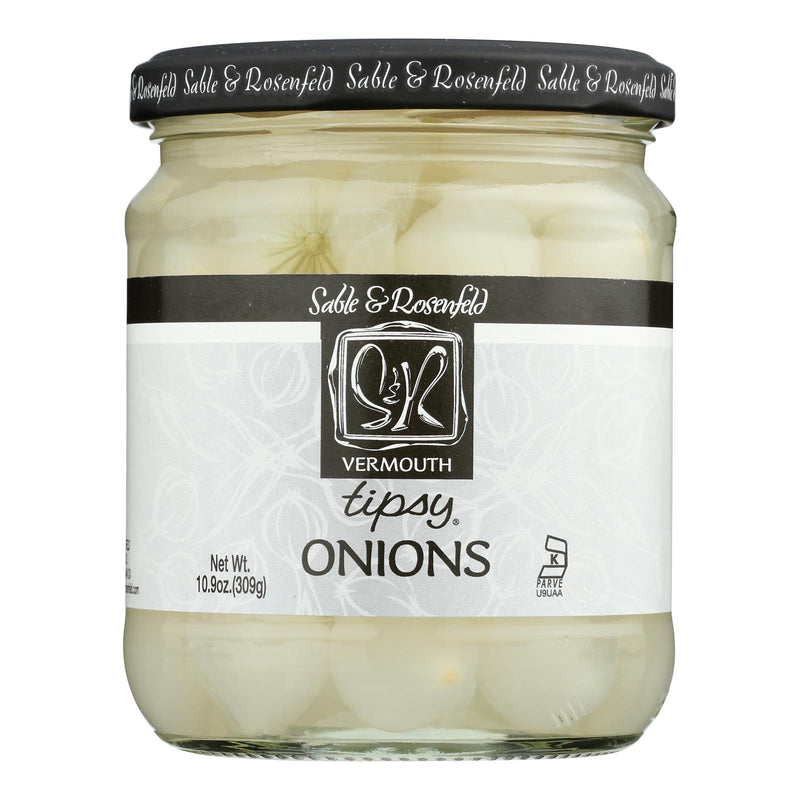 Sable and Rosenfeld Vermouth Tipsy Onions, 10.9 Oz (Case of 6). - Cozy Farm 