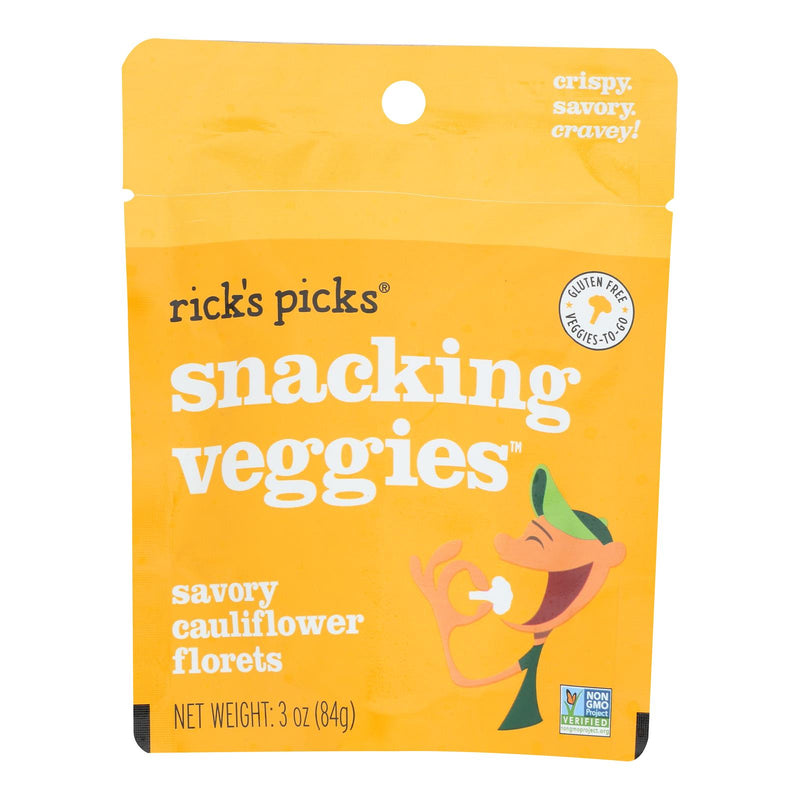 Rick's Picks Veggies Snackng Cauliflwr, 3 Oz - Case of 10 - Cozy Farm 