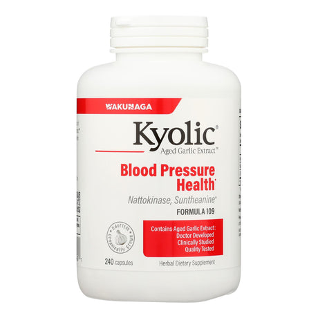 Kyolic Formula 109 | Supports Cardiovascular Health and Immune Function | 240 Capsules - Cozy Farm 