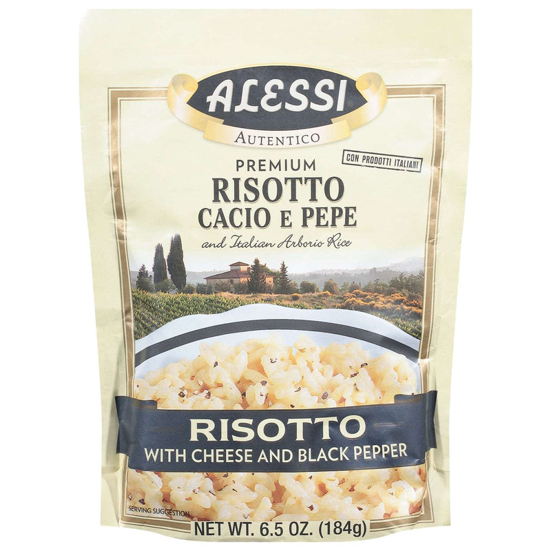 Alessi - Risoto Cheese Blck Pepper - Case Of 6-6.5 Oz - Cozy Farm 