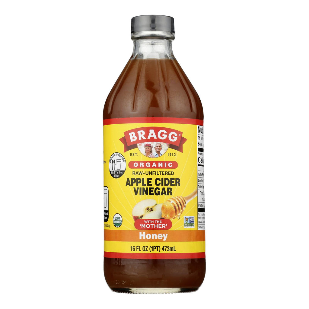 Bragg - Apple Cider Vinegar Honey Blend - Case Of 12-16 Fz - Cozy Farm 