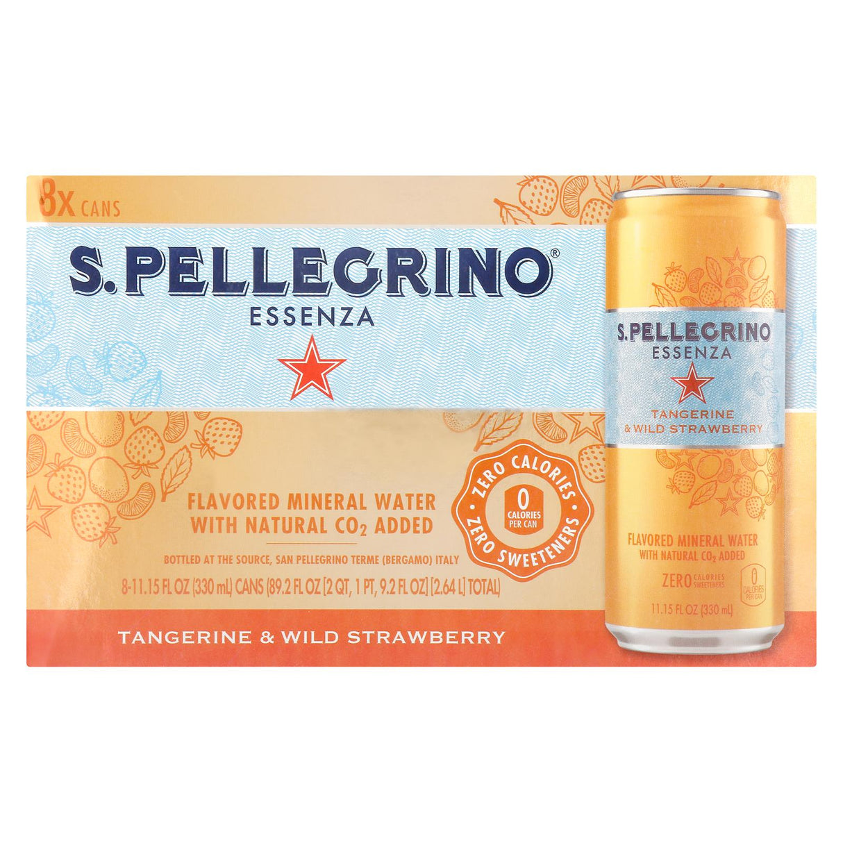 S.pellegrino Flavored Mineral Water - Case Of 3 - 8/11.15z - Cozy Farm 