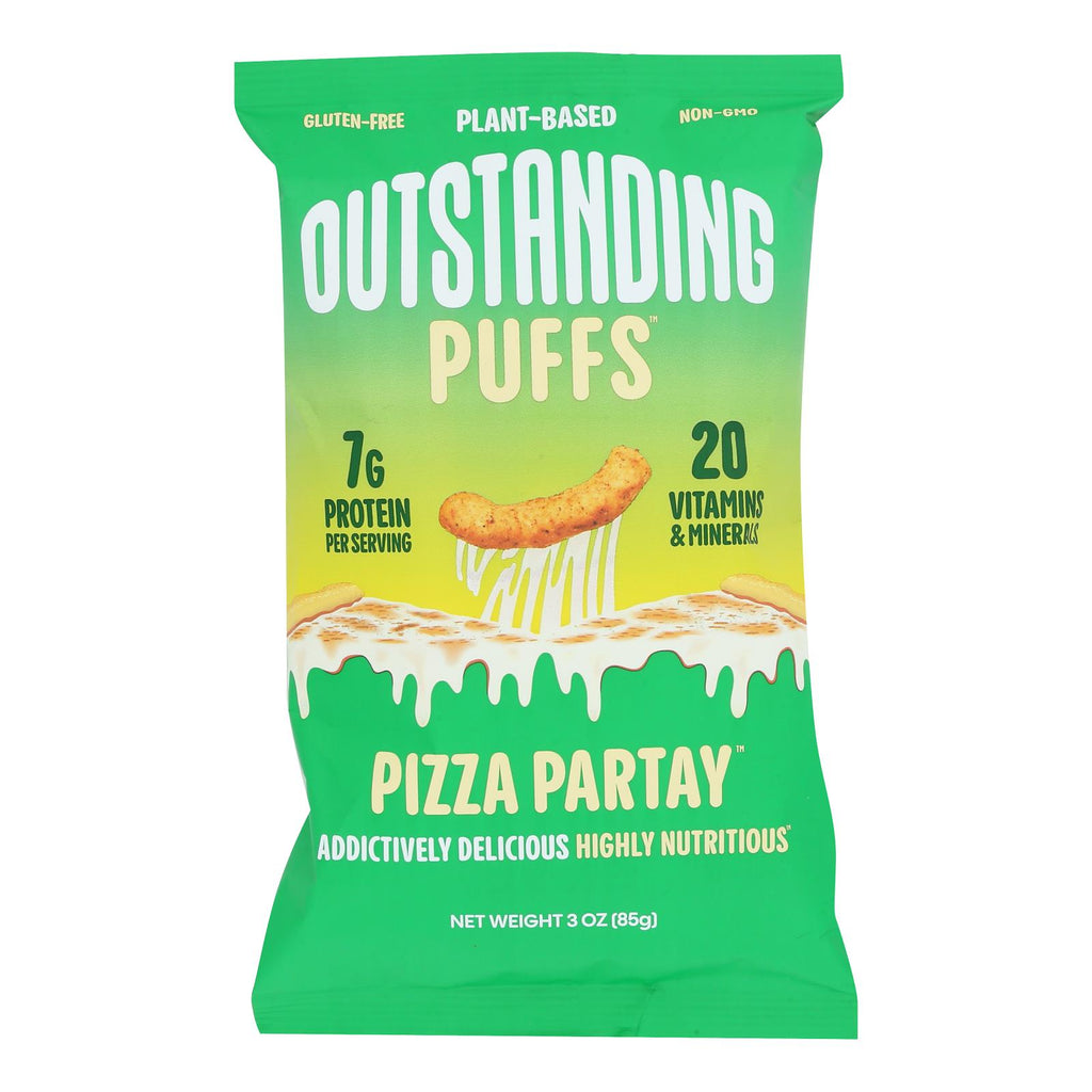 Outstanding Foods - Puffs Pizza Partay - Case Of 8-3 Oz - Cozy Farm 