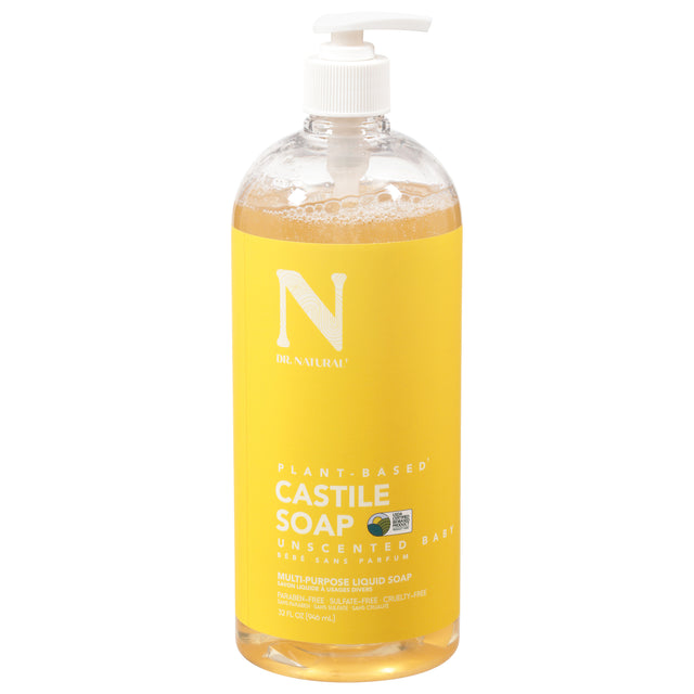 Dr. Natural Unscented Castile Soap for Sensitive Baby Skin - 32 Fl. Oz. - Cozy Farm 