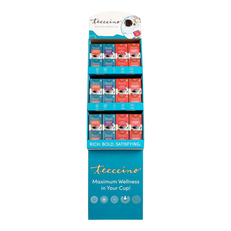 Teeccino Herbal Tea Variety Display Pack - Case of 48 Teabags - Cozy Farm 