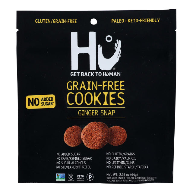 Hu - Cookies Gluten Free Gingersnaps - Case Of 6-2.25 Oz - Cozy Farm 