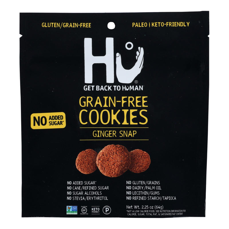 Hu - Cookies Gluten Free Gingersnaps - Case Of 6-2.25 Oz - Cozy Farm 