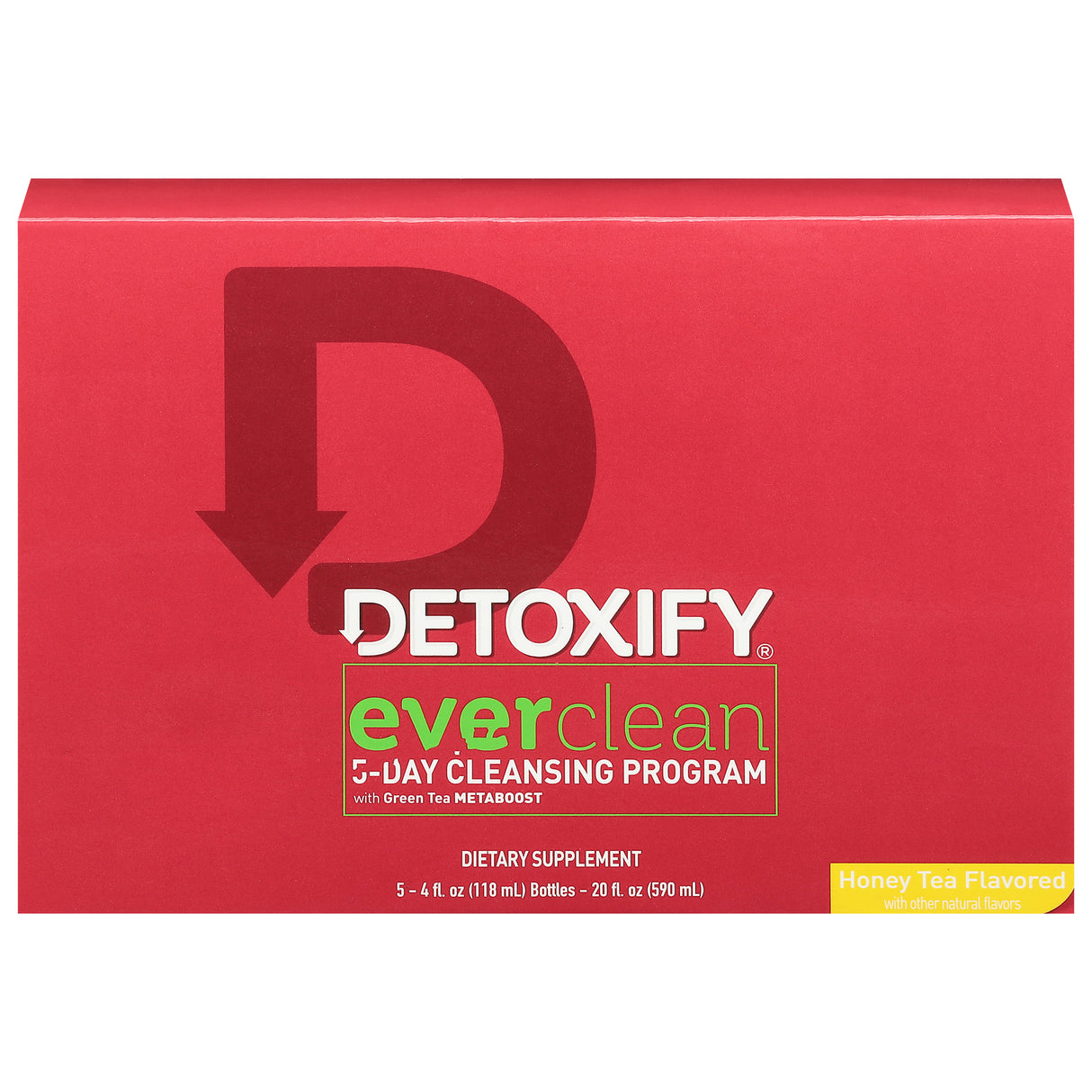 Detoxify Ever Clean Herbal Cleanse: 5-Day Program - 4 Oz Bottles, Pack of 5 - Cozy Farm 