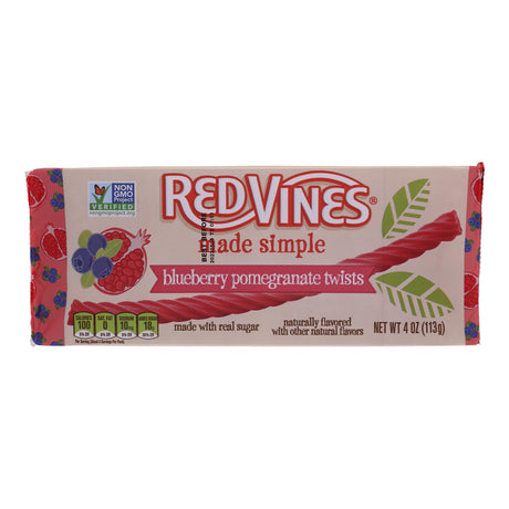 Red Vines Licorice Blueberry Pomegranate Twist - 4 Oz (Case of 9) - Cozy Farm 