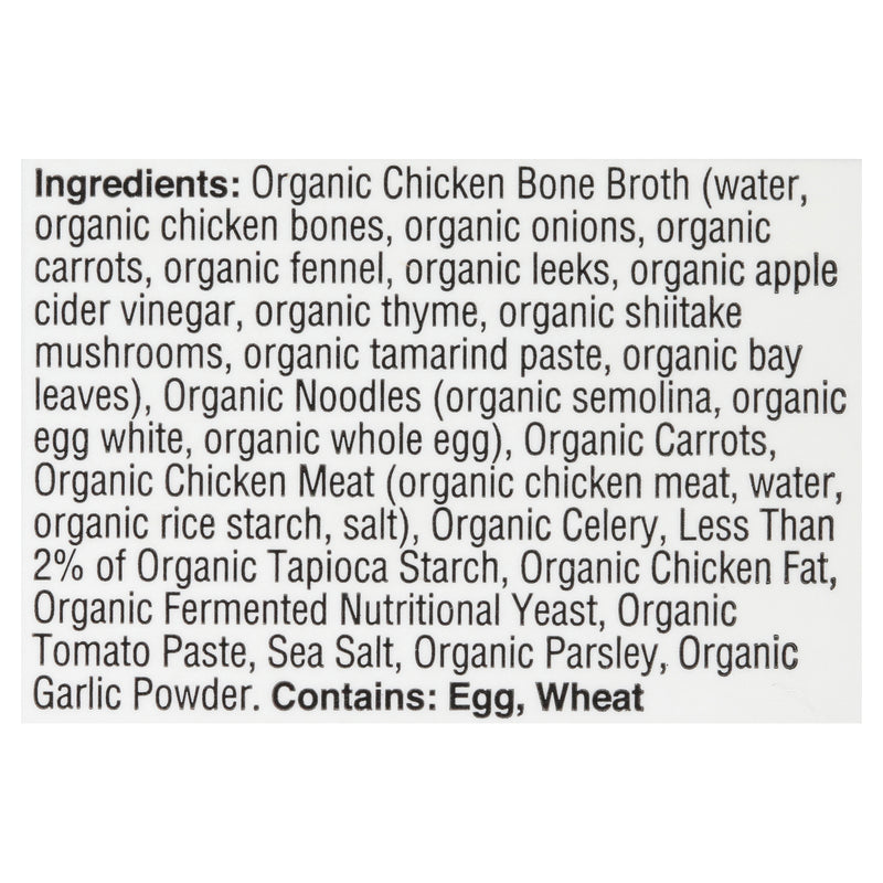 Kettle and Fire Bone Broth Chicken Soup - 16.9 Oz, Case of 6 - Cozy Farm 