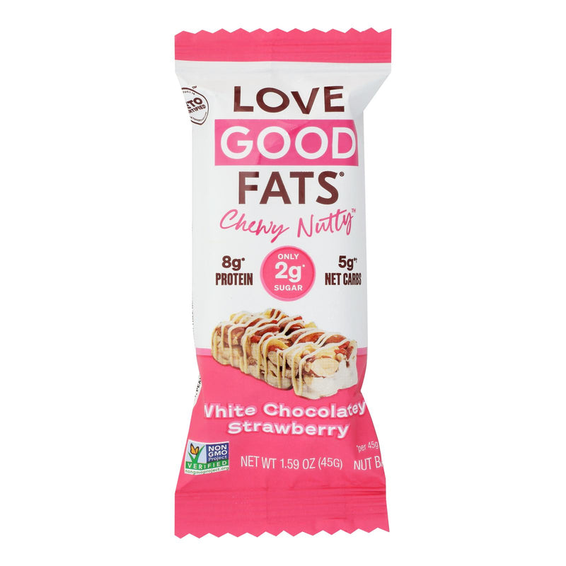Love Good Fats - Bar Chocolate Straw Chwy Nutty - Case Of 12-1.59 Oz - Cozy Farm 