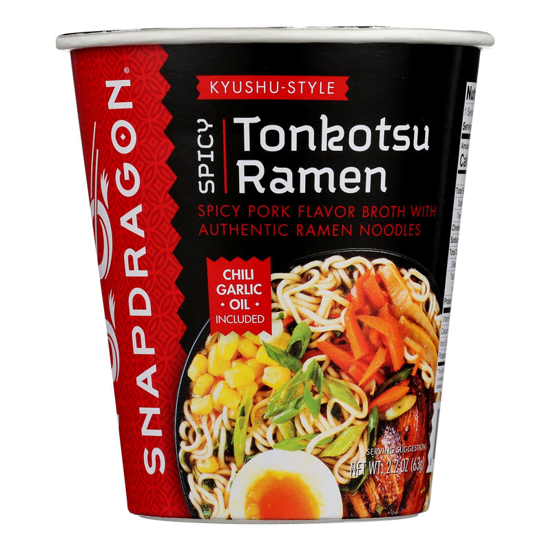 Snapdragon Foods - Ramen Cup Spicy Tonkotsu - Case of 6 (2.2 Oz) - Cozy Farm 