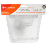 Full Circle Home - Ziptuck Reusable Travel Bags - Pack of 6 - 2 Count