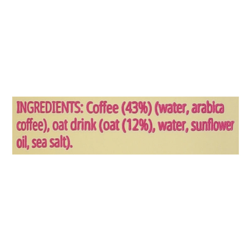 Minor Figures Coffee Oat Milk Latte, 8.45 Fl. Oz. (Case of 12) - Cozy Farm 