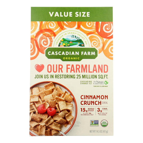 Cascadian Farm Cinnamon Toast Crunch Very Berry Cereal, 14.5 Oz (Pack of 5) - Cozy Farm 