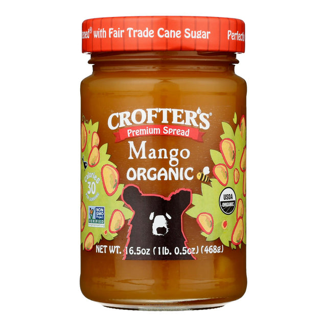 Crofters Organic Mango Preserves Spread, 16.5 Oz - Pack of 6 - Cozy Farm 