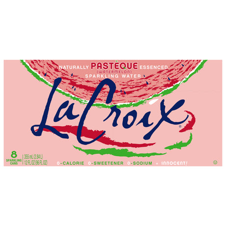 Lacroix Sparkling Water Watermelon - Case of 3, 12 Fl Oz Cans - Cozy Farm 