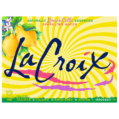 Lacroix Limoncello Sparkling Water, 12 fl. oz., Case of 24 - Cozy Farm 