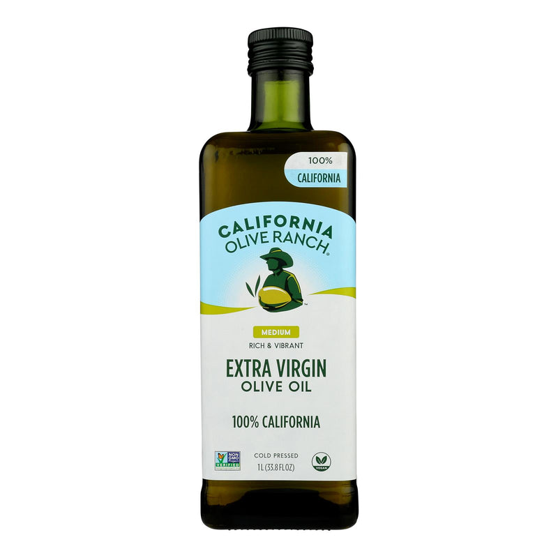 California Olive Ranch - 100% Extra Virgin Olive Oil - 33.8 fl oz (Case of 6) - Cozy Farm 