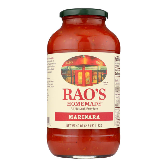 Rao's Marinara Pasta Sauce - 6 × 40 Oz Jars - Cozy Farm 