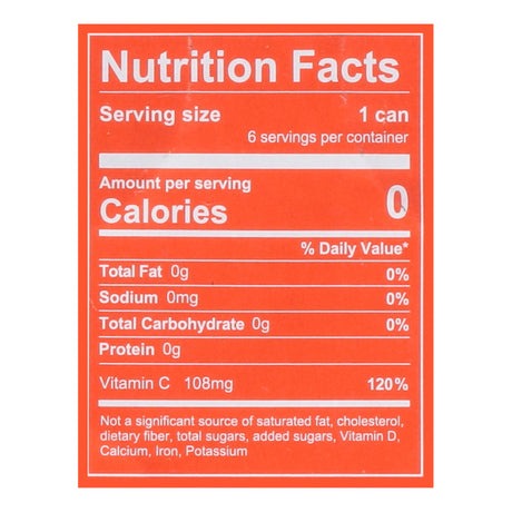 Hop Water Sparkling Blood Orange 4-Pack of 6-Packs (24 Cans) - Cozy Farm 