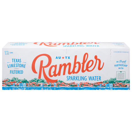 Rambler Water Sparkling Organic 12 fl oz Case of 2 - Cozy Farm 