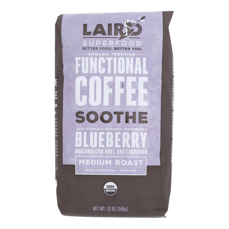 Laird Superfood - Coffee Sooth Blueberry Medium - Case Of 6-12 Oz - Cozy Farm 
