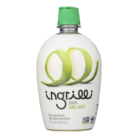 Ingrilli 100% Lime Juice, 7 Fl Oz, Case of 12 - Cozy Farm 