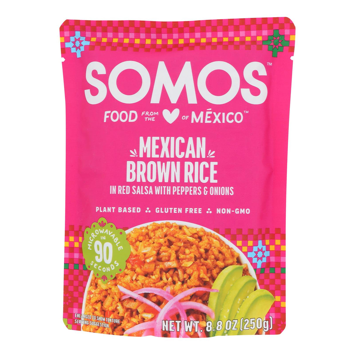 Somos - Rice Rth Mexican Brown - Case Of 6-8.8 Oz - Cozy Farm 