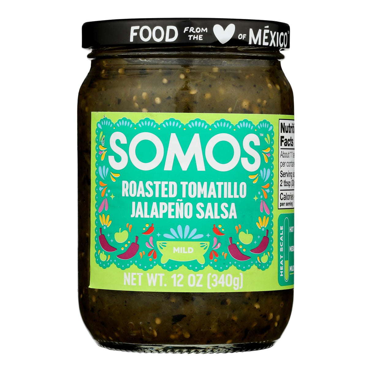 Somos - Salsa Verde Jalap Pepper - Case Of 6-12 Oz - Cozy Farm 