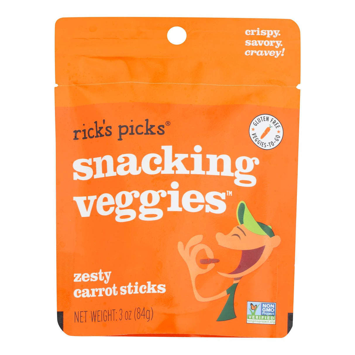 Rick's Picks 3 oz. Pickled Carrot Snack Pack (10-Pack) - Cozy Farm 