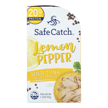 Safe Catch Elite Wild Tuna, Garlic Herb, Non-GMO, 2.6 Oz (Pack of 12)