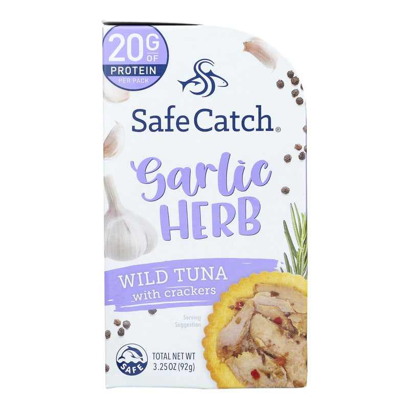 Safe Catch - Tuna Garlic Herb - Case Of 8-3.25 Oz - Cozy Farm 