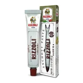 Rizzoli Anchovy Paste Tube, 2.12 oz (Case of 18) - Italian Flavor Enhancer