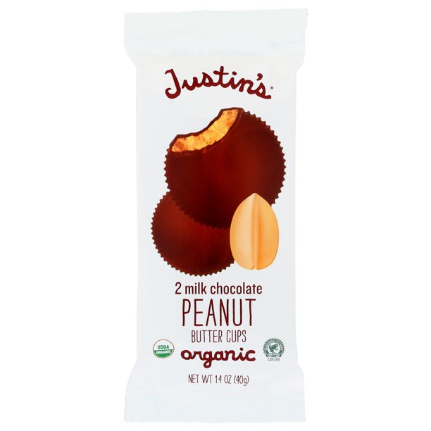 Justin's Nut Butter - Display Pb Cups Stand Up - Case Of 144 - 1.4 Oz - Cozy Farm 