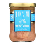 Tonnino Tuna Fillets in Spring Water - Gourmet Pack of 6 (6.7 Oz Jars)
