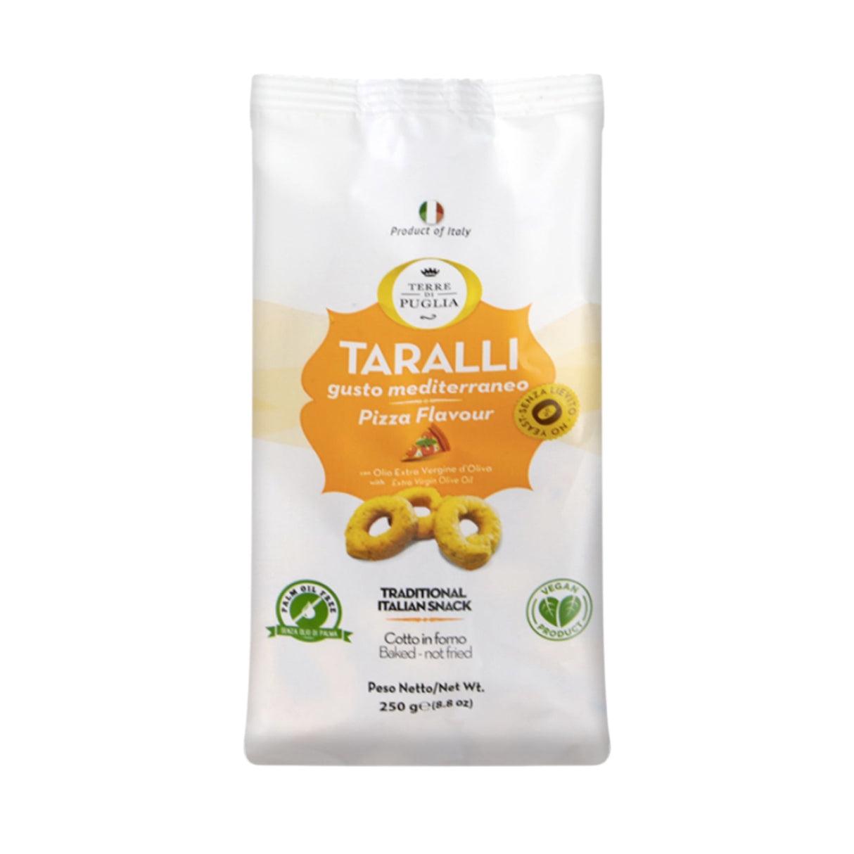 Terre Di Puglia Pizza Flavor 
Taralli 250g
