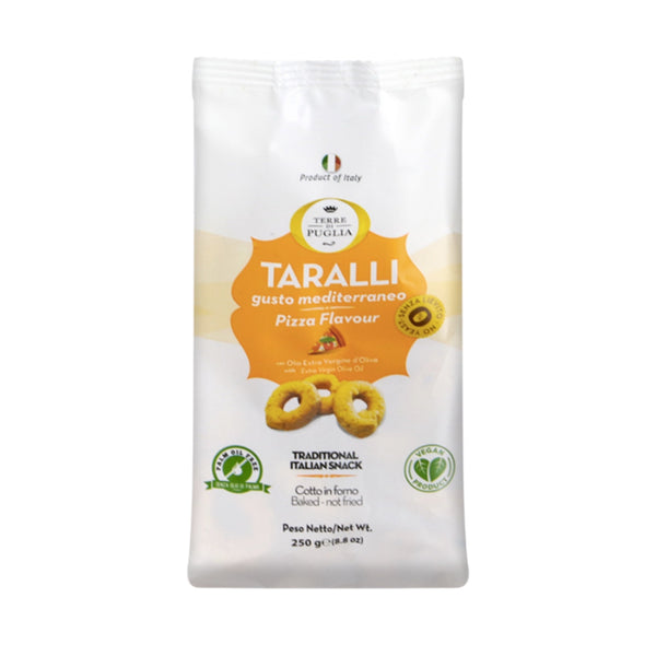 Terre di Puglia Pizza Flavor Taralli, 250g
