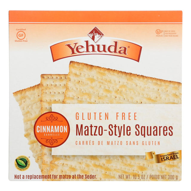 Yehuda Cracker - Matzo Style - Cinnamon - Pack of 12 - 10.5 Oz