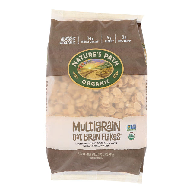 Nature's Path Organic Multigrain Oat-bran Cereal - Pack of 6 - 32 Oz.