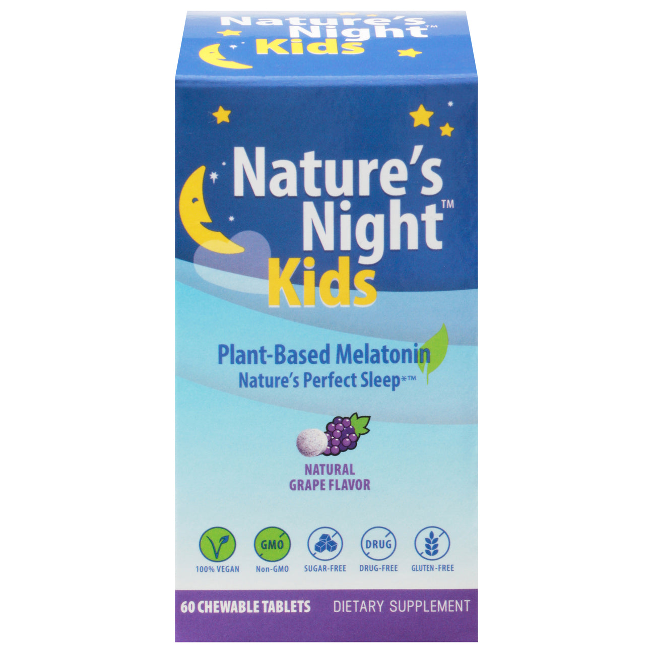 Zero Brands LLC NTRS Night Melatonin Kids Sleep Aid Tablets for Kids, 60 Ct - Cozy Farm 