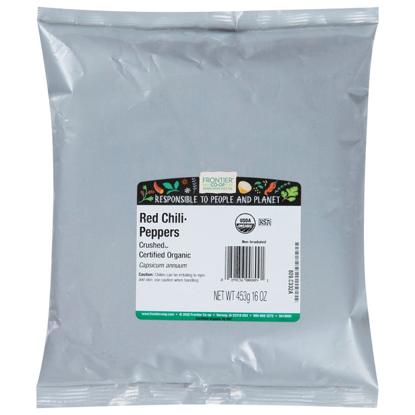 Frontier Herb Organic Red Crushed Chili Pepper - 1 lb. - Cozy Farm 