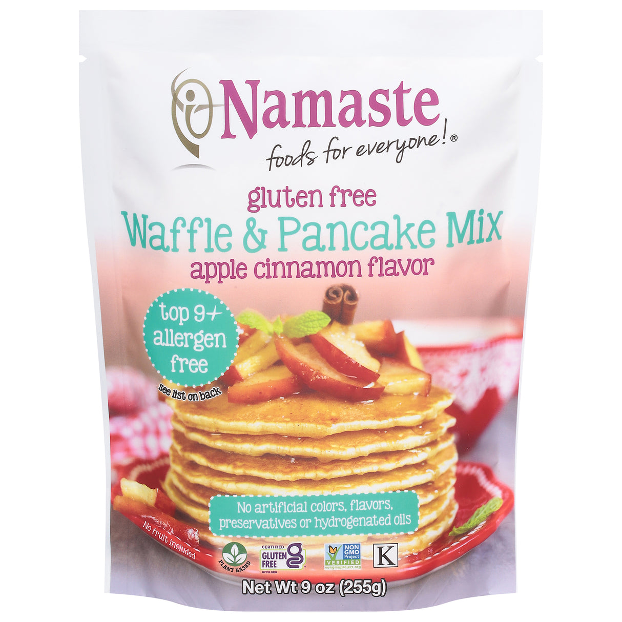Namaste Foods Gluten Free Waffle & Pancake Apple Cinnamon Mix - 6 Oz Case of 6 - Cozy Farm 