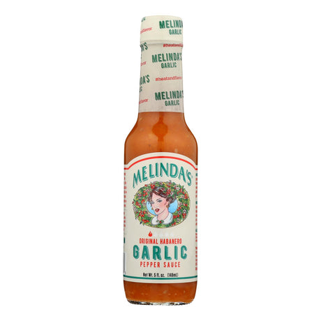 Melinda's Garlic Hot Sauce (5oz, 12-pack): Gluten-free, Kosher. Add intense flavor to any dish! Buy Melinda's hot sauce in bulk & save!